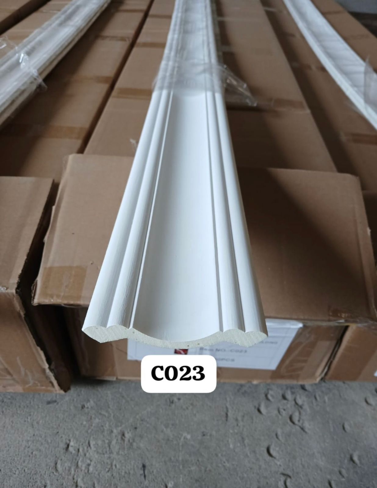 6" fibre cornice
